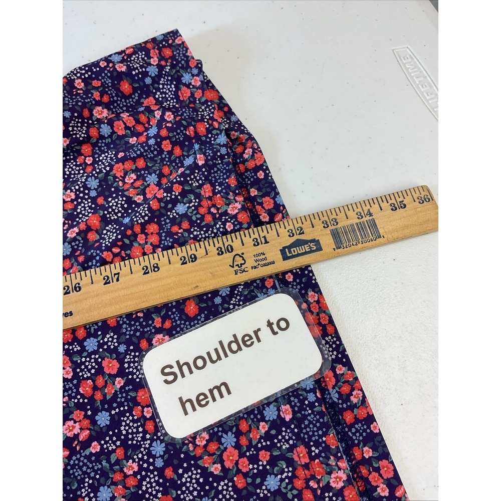 Rhoback Navy Polo with Pink Floral Print - Picture 8 of 9